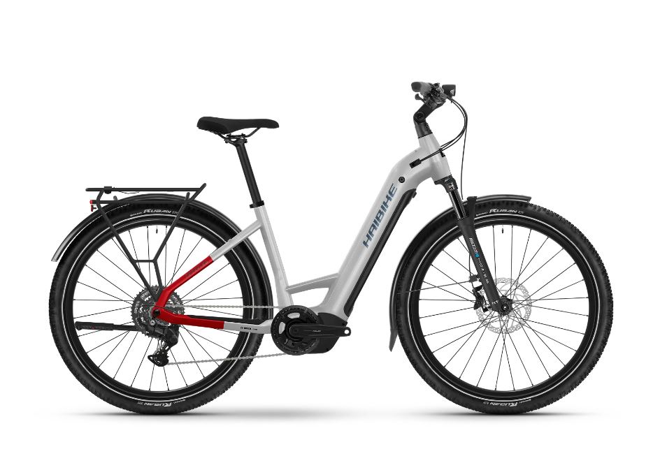 Haibike Trekking 7 Low vel.M kola 27,5" gloss grey red blue