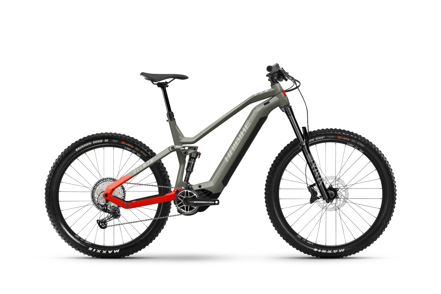 Haibike AllMtn 4 kola 29/27,5" vel.M gloss khaki red