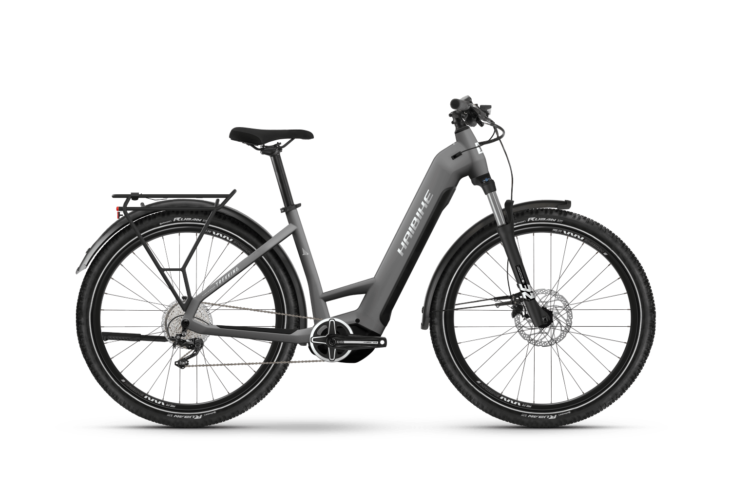 Haibike TREKKING 4 LOW vel.L kola 27,5" matt dark silver pearl 